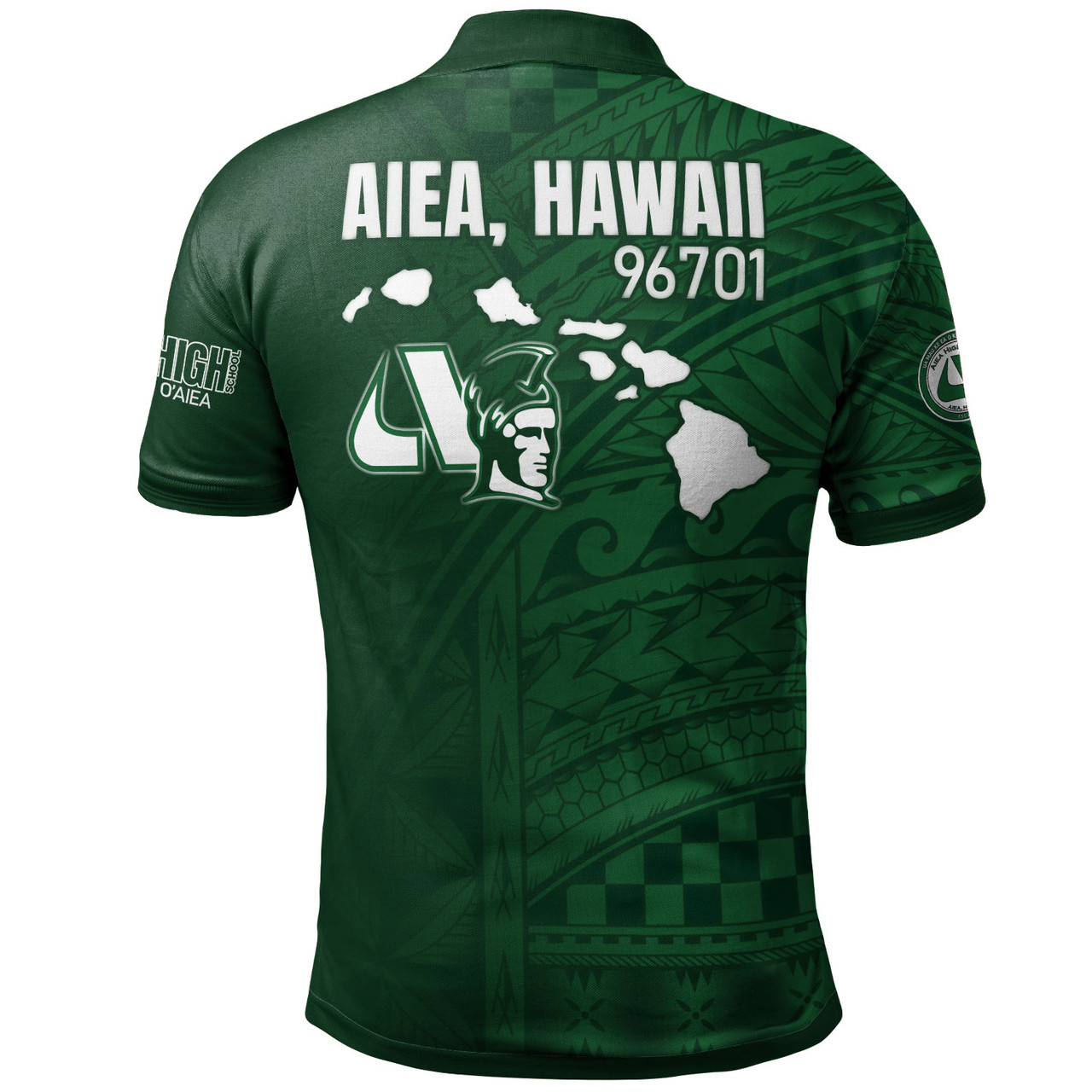 Hawaii Aiea High School Polo Shirt - Custom Na Ali'i O'aiea Hawaii Patterns