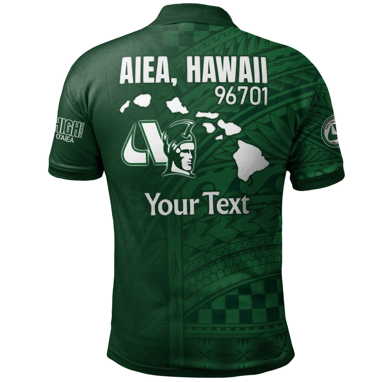 Hawaii Aiea High School Polo Shirt - Custom Na Ali'i O'aiea Hawaii Patterns