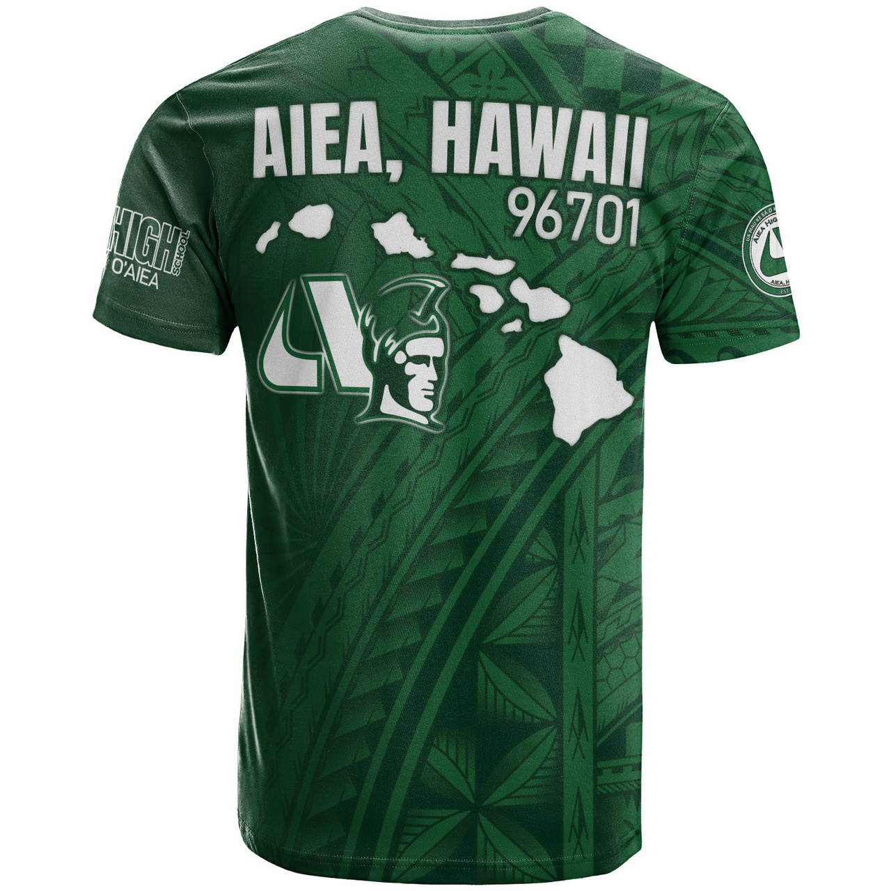 Hawaii Aiea High School T-Shirt - Custom Na Ali'i O'aiea Hawaii Patterns