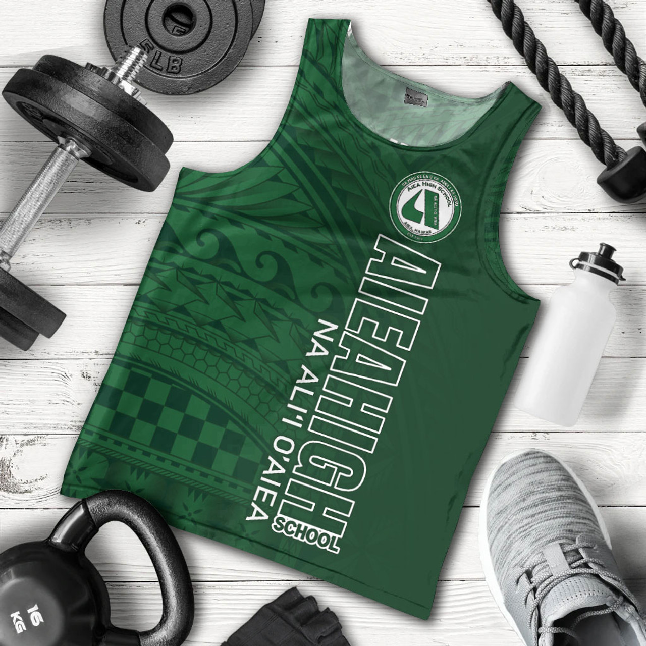 Hawaii Aiea High School Tank Top - Na Ali'i O'aiea Hawaii Patterns