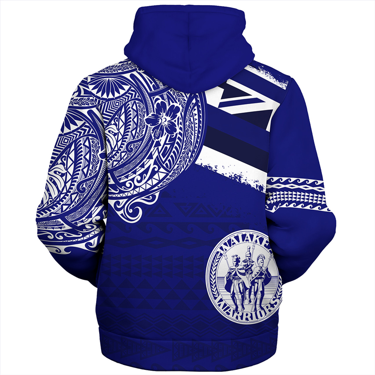 Hawaii Sherpa Hoodie Waiakea High School With Crest Style