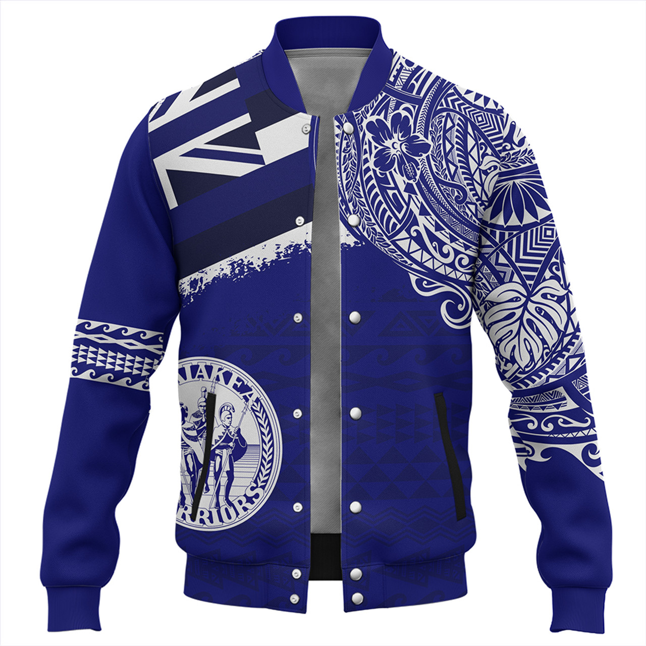 Hawaii Baseball Jacket Waiakea High School With Crest Style