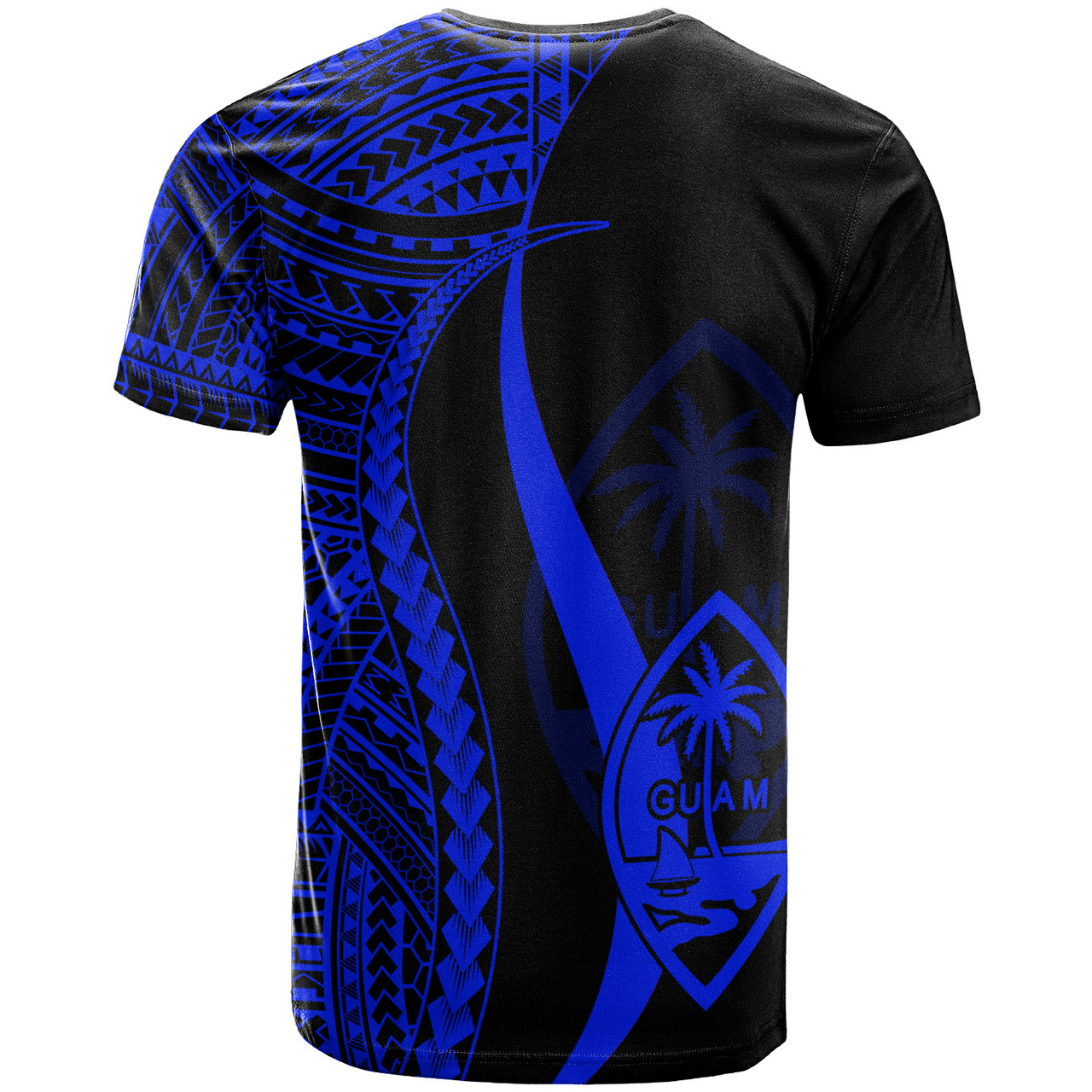 Guam Custom Personalised T-Shirt - Polynesian Tentacle Tribal Pattern