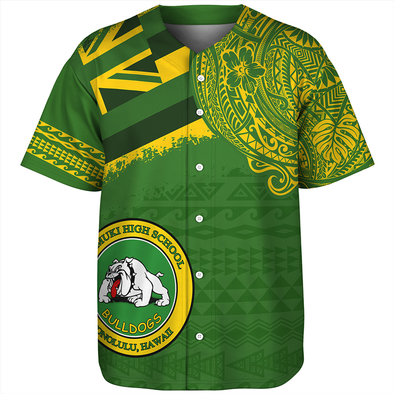Hawaii Baseball Shirt Kaimuki High School With Crest Style