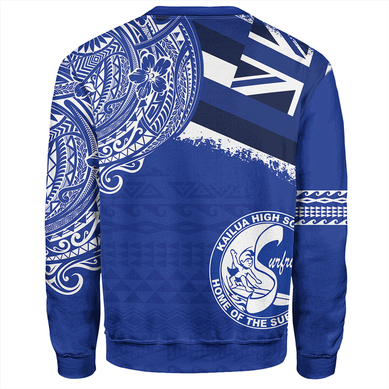 Hawaii Sweatshirt Kailua High School With Crest Style