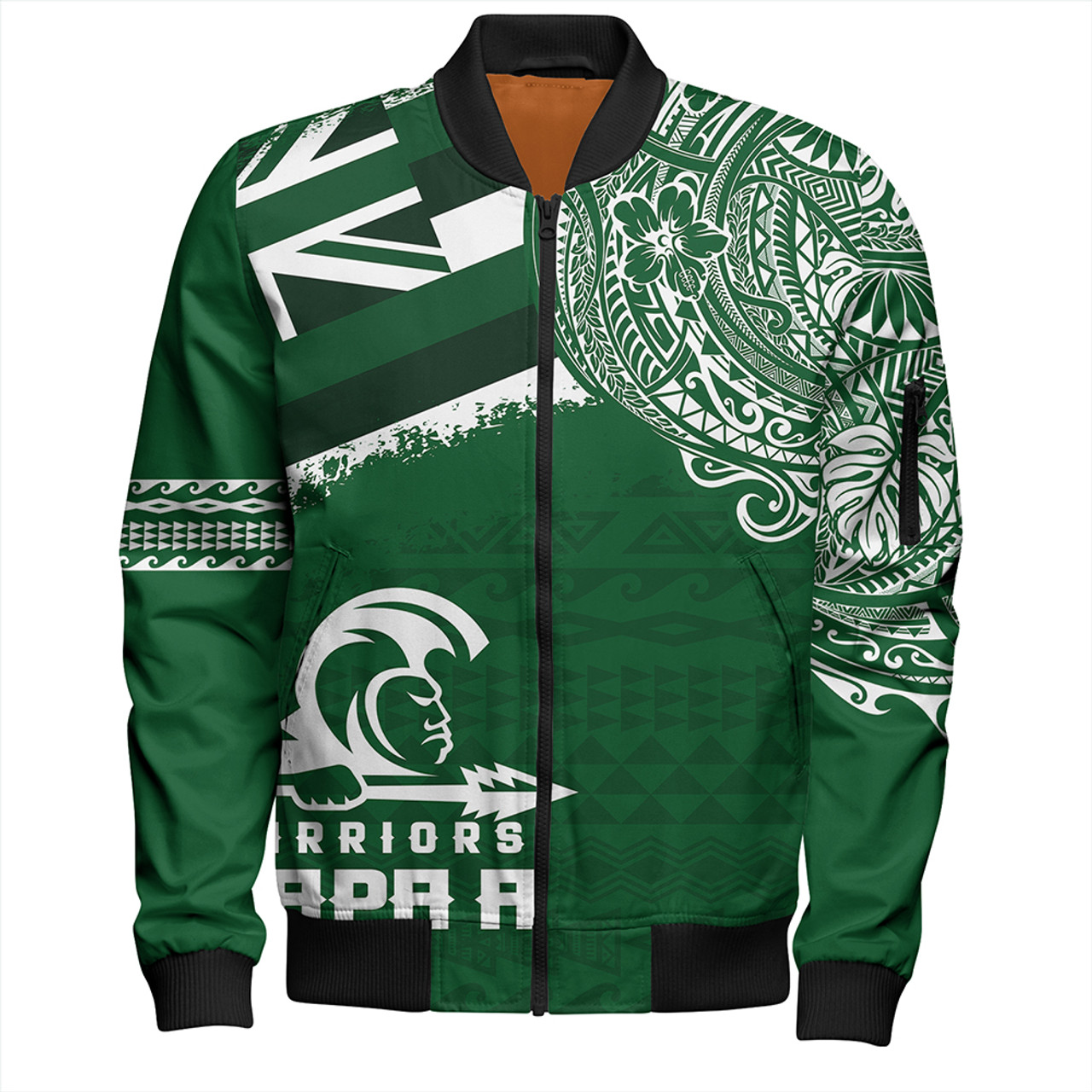 Hawaii Bomber Jacket Kapaa High School With Crest Style