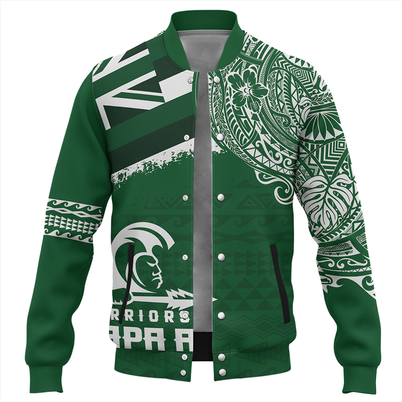 Hawaii Baseball Jacket Kapaa High School With Crest Style