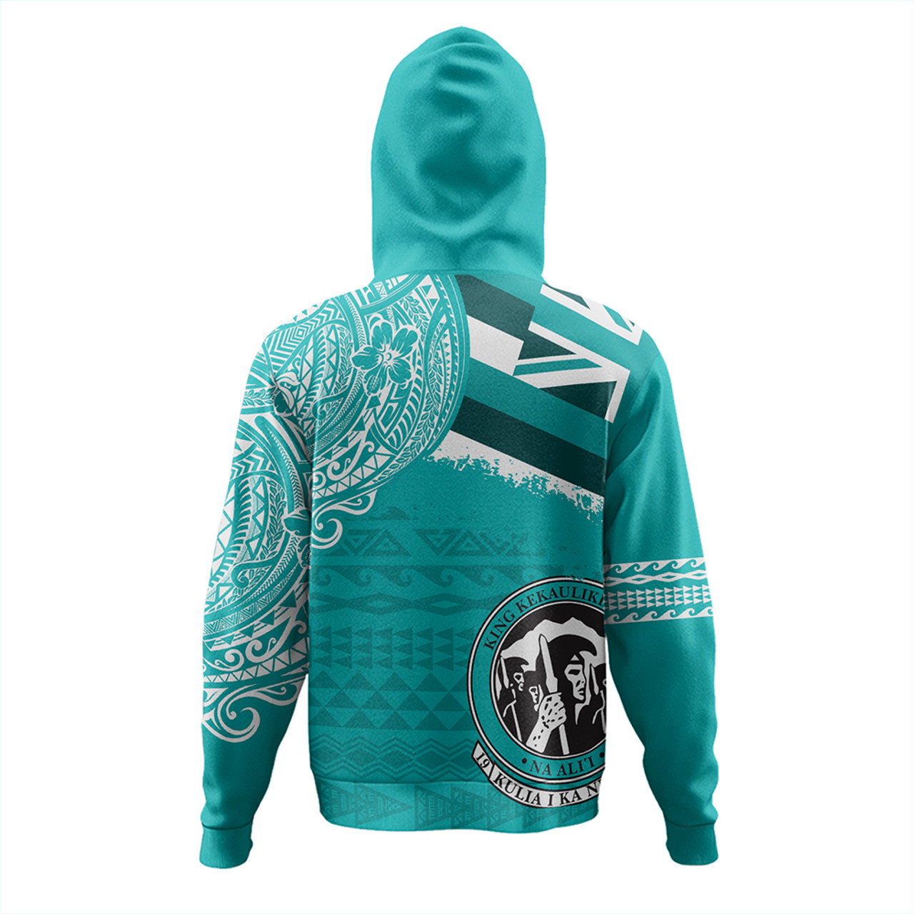 Hawaii Hoodie King Kekaulike High School With Crest Style