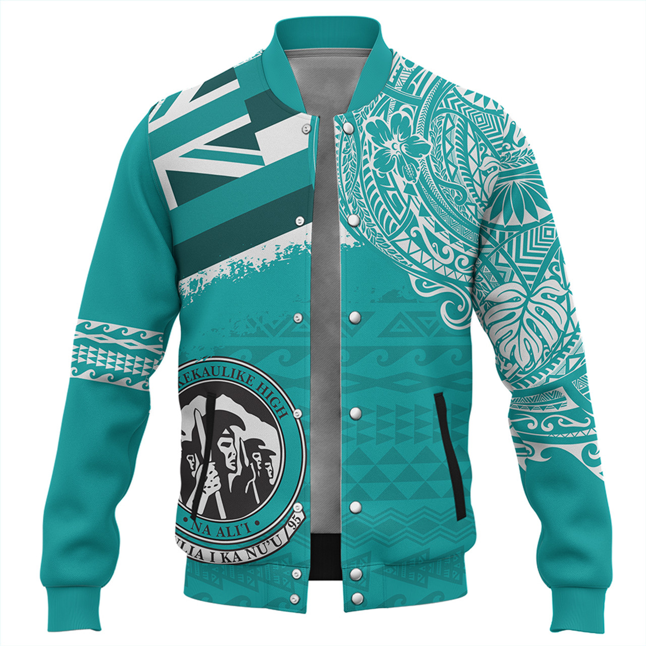 Hawaii Baseball Jacket King Kekaulike High School With Crest Style