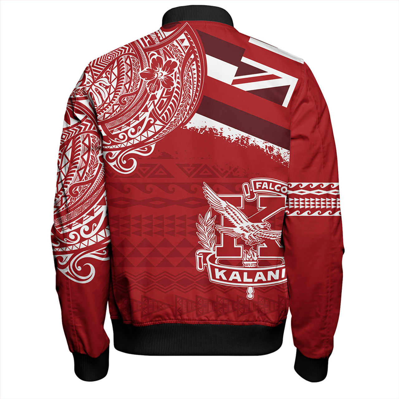 Hawaii Bomber Jacket Kalani High School With Crest Style