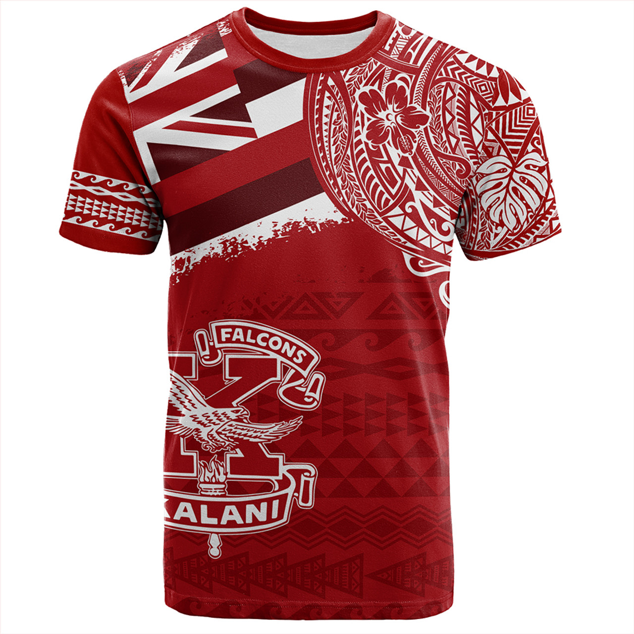 Hawaii T-Shirt Kalani High School With Crest Style