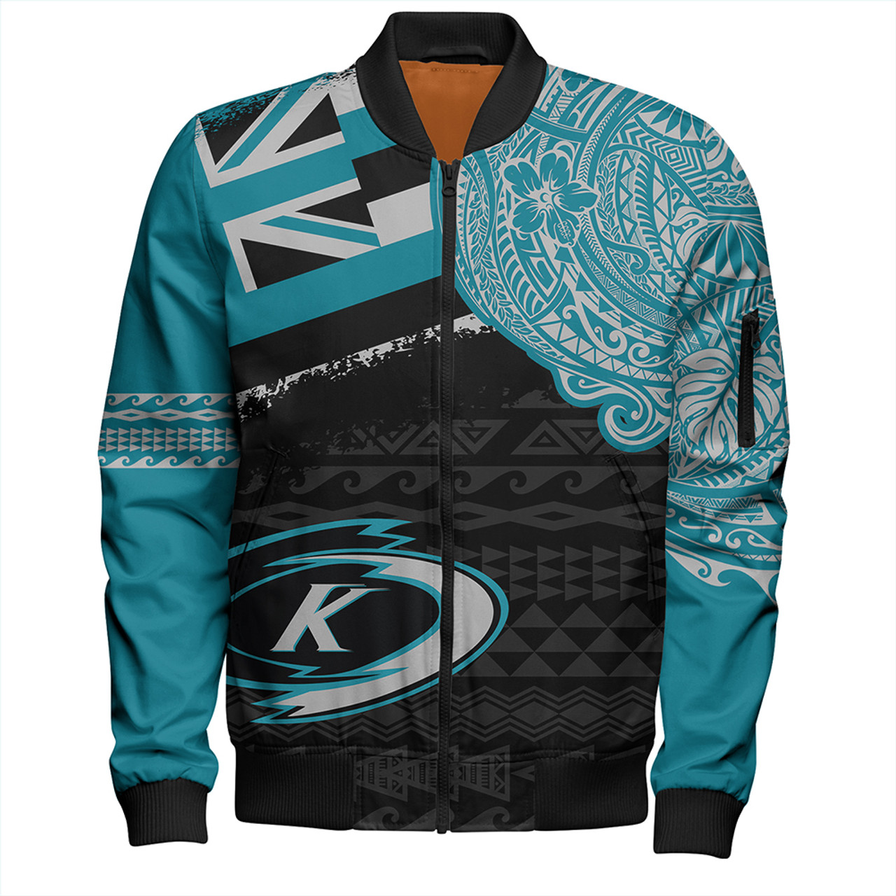 Hawaii Bomber Jacket Kapolei High School With Crest Style