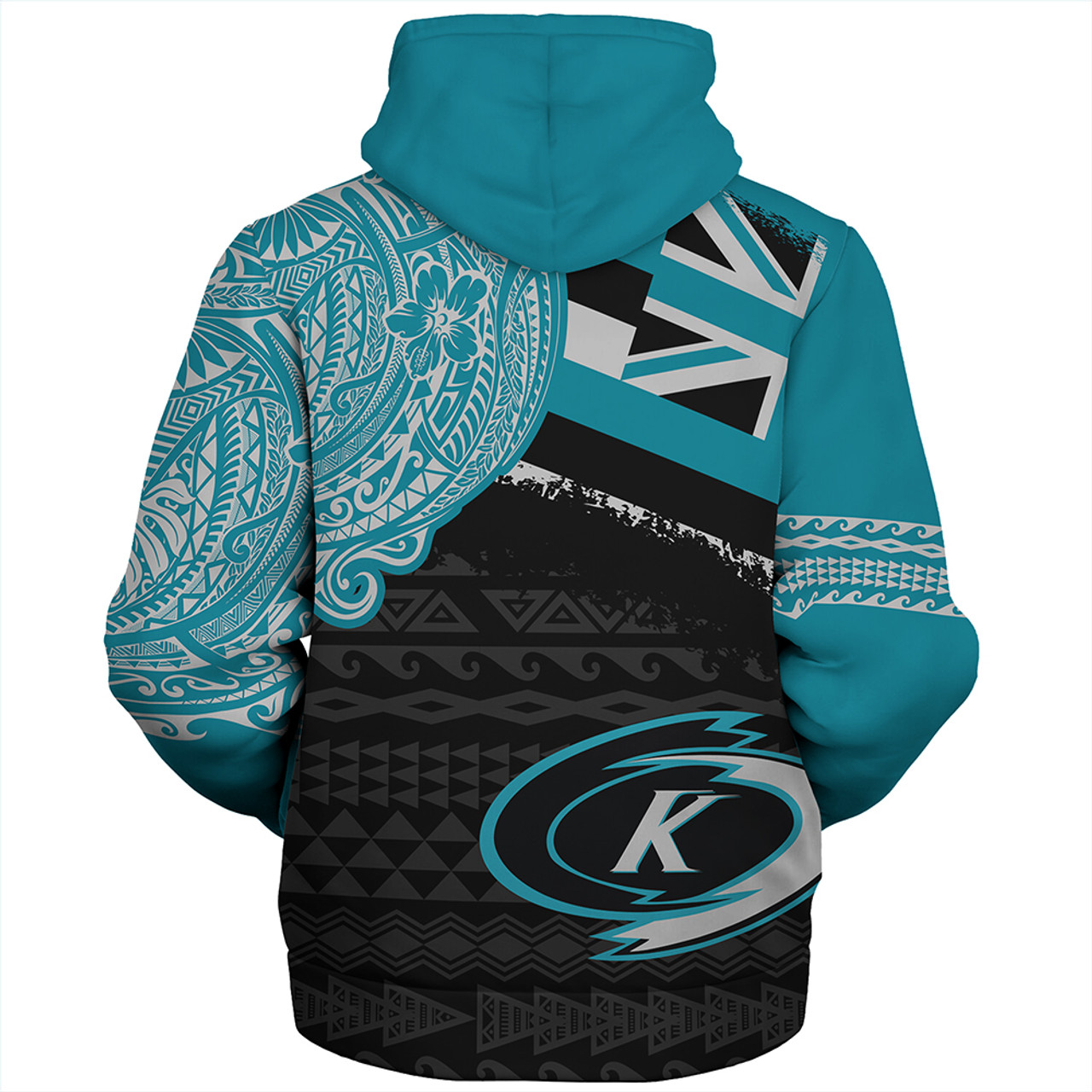 Hawaii Sherpa Hoodie Kapolei High School With Crest Style