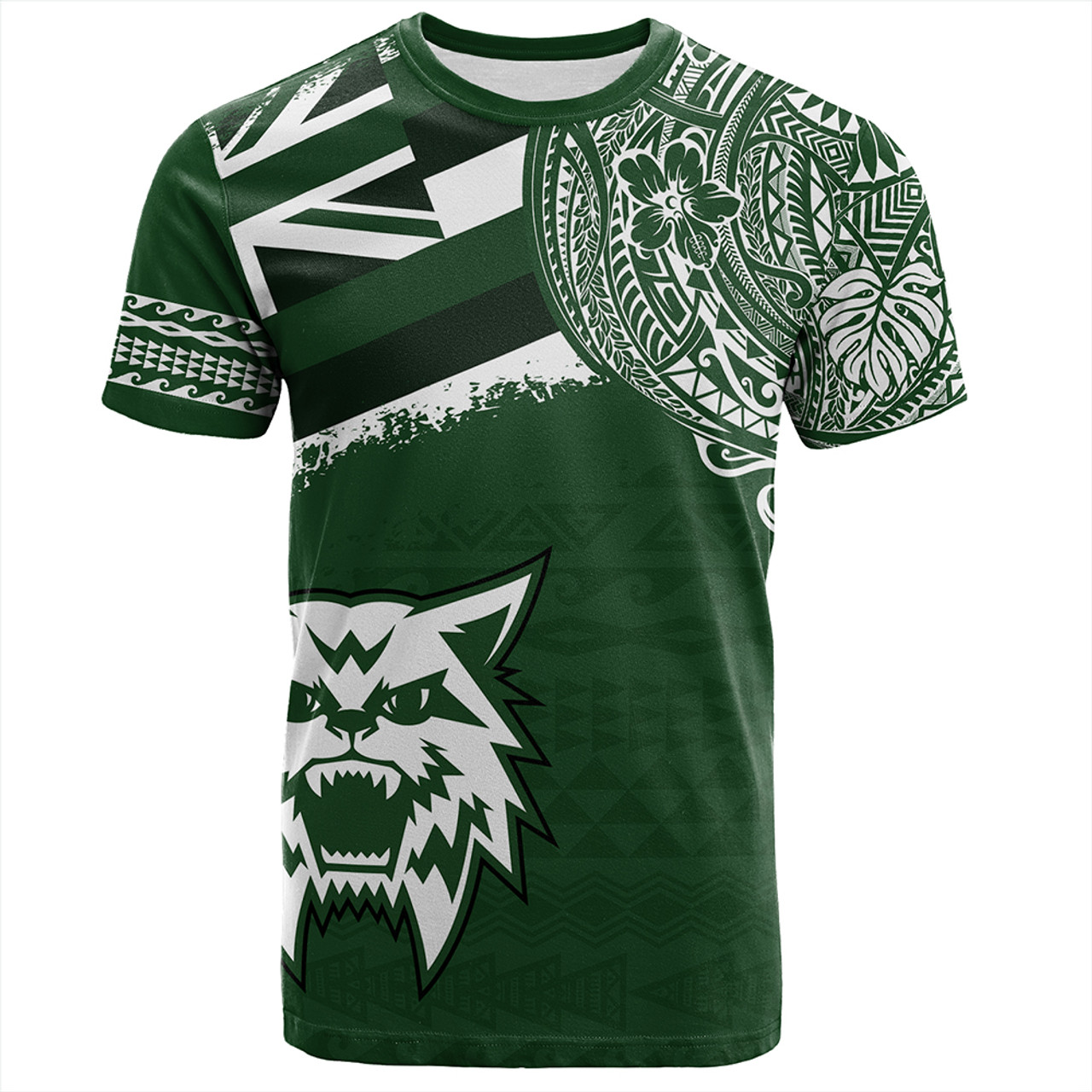 Hawaii T-Shirt Konawaena High School With Crest Style