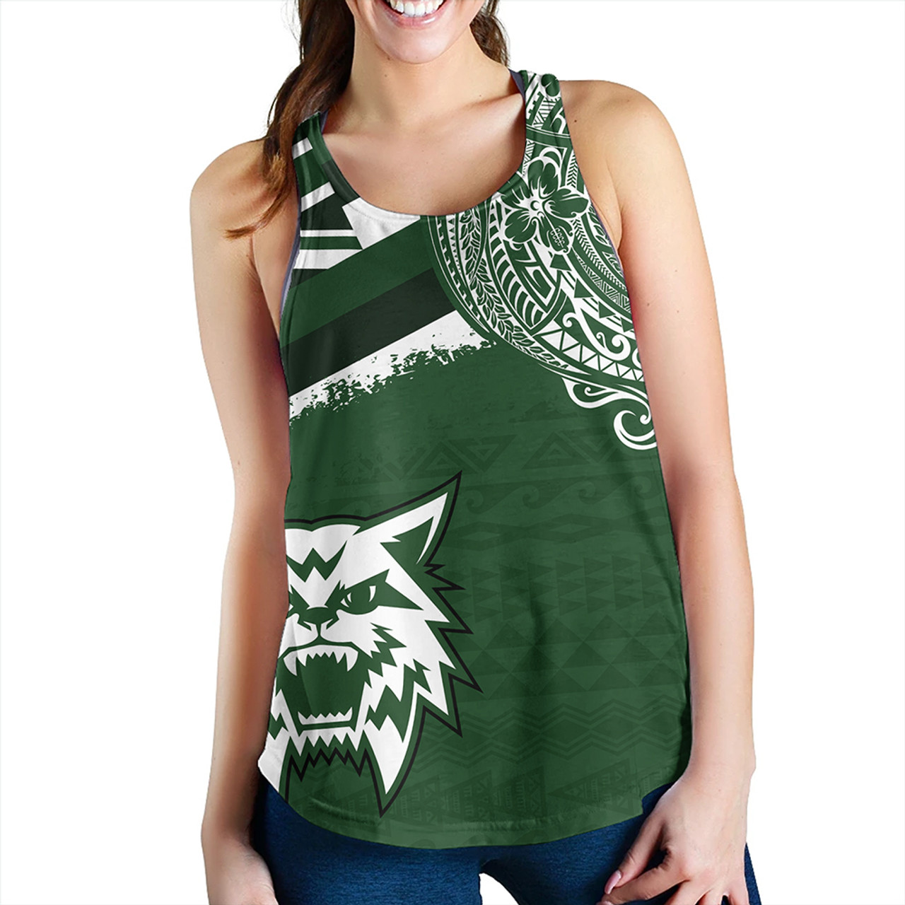 Hawaii Women Tank Konawaena High School With Crest Style