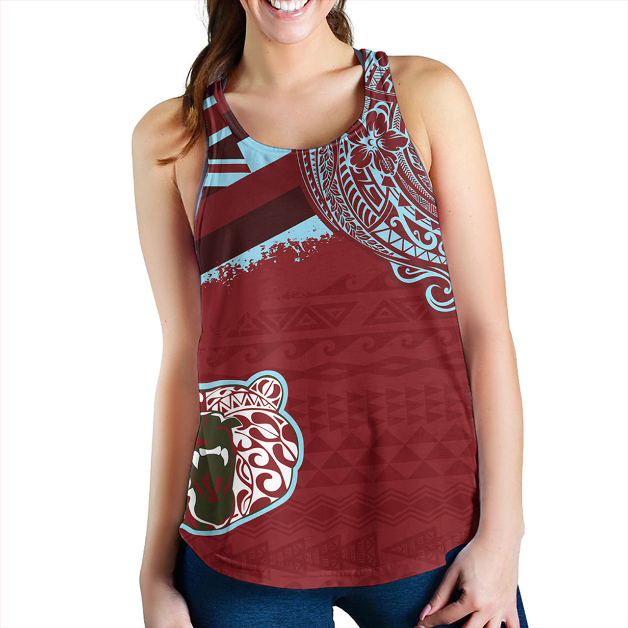 Hawaii Women Tank Henry Perrine Baldwin High School With Crest Style