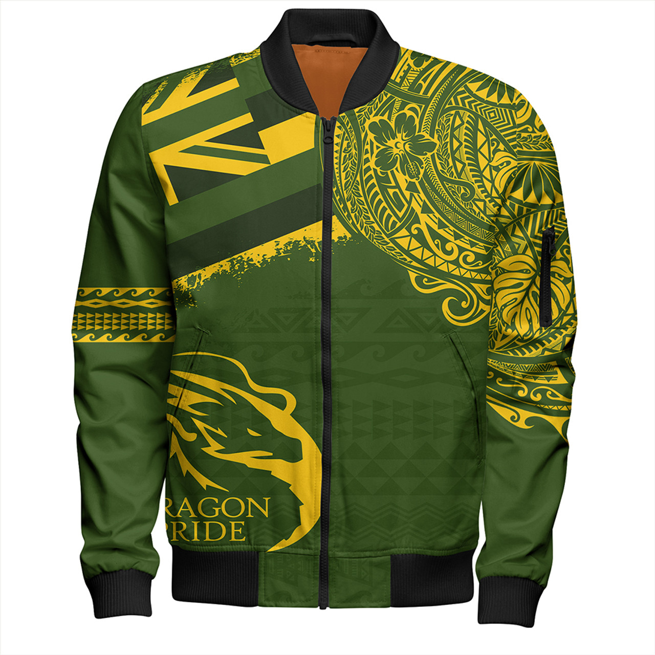 Hawaii Bomber Jacket Honokaa High And Intermediate School With Crest Style