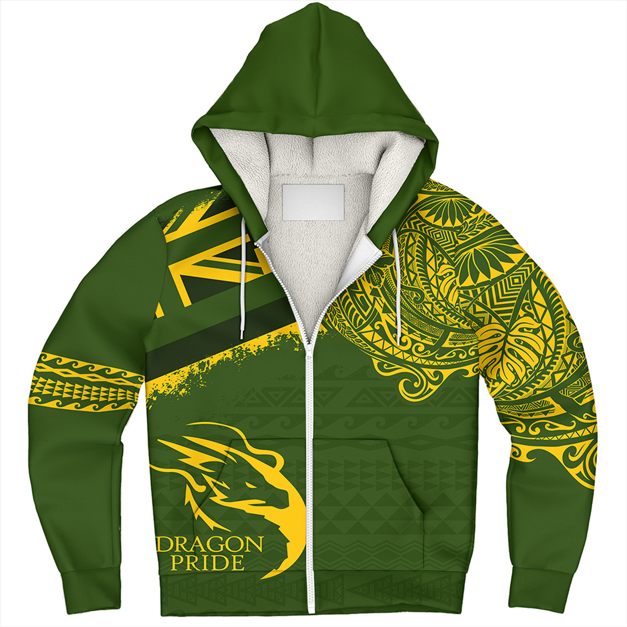 Hawaii Sherpa Hoodie Honokaa High And Intermediate School With Crest Style