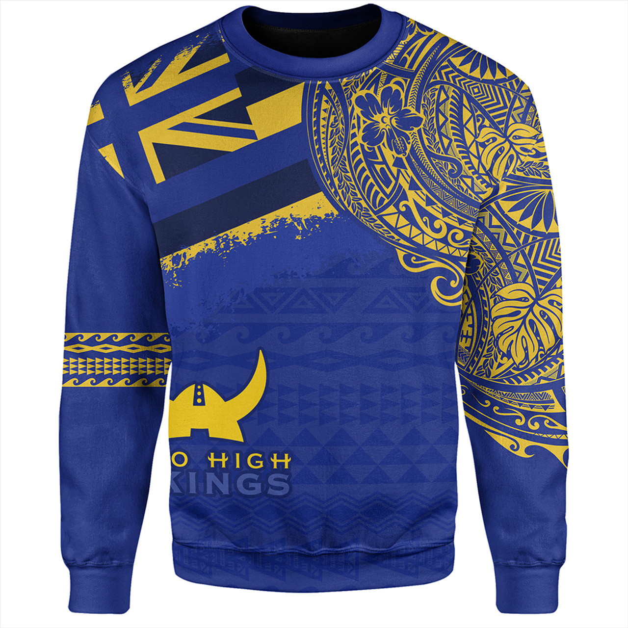 Hawaii Sweatshirt Hilo High School With Crest Style