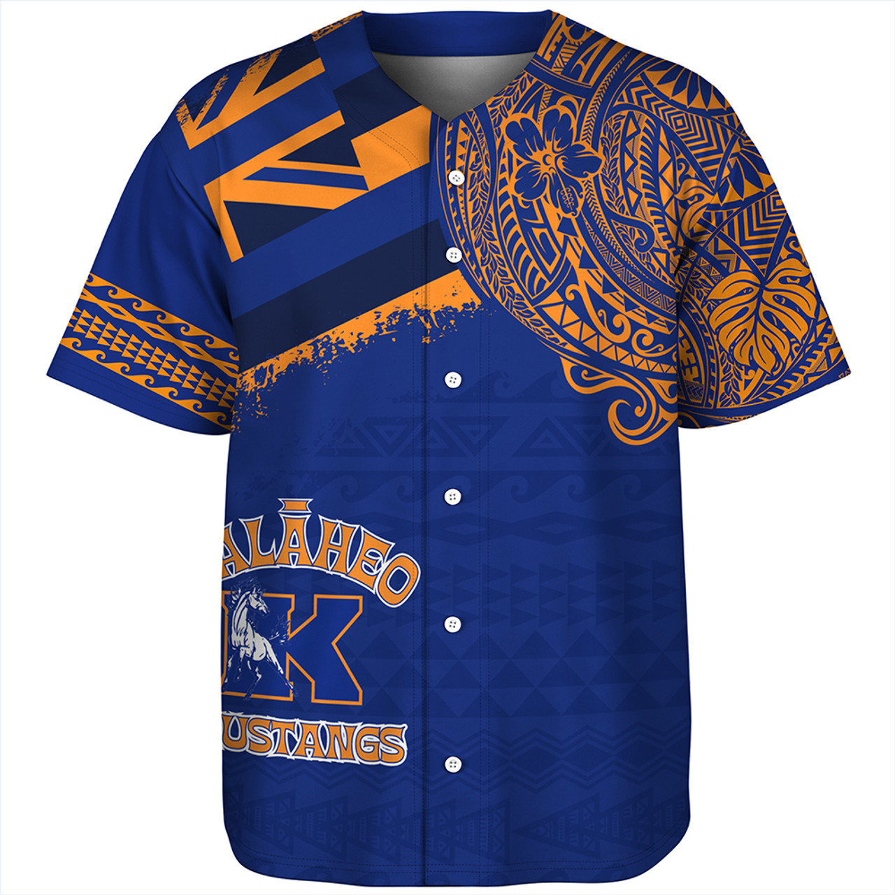 Hawaii Baseball Shirt Kalaheo With Crest Style