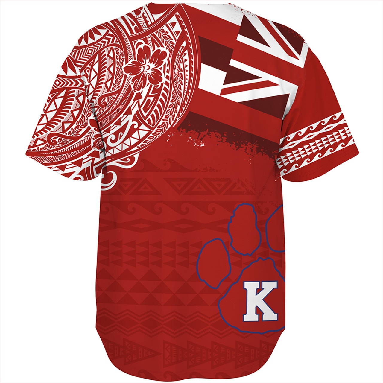 Hawaii Baseball Shirt Kea'au High School With Crest Style