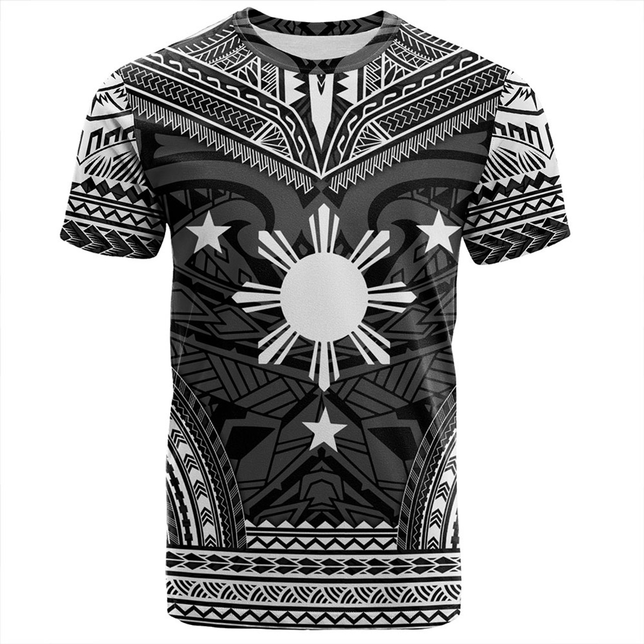 Philippines T-Shirt - Philippines Cheif Tattoo Patterns Style