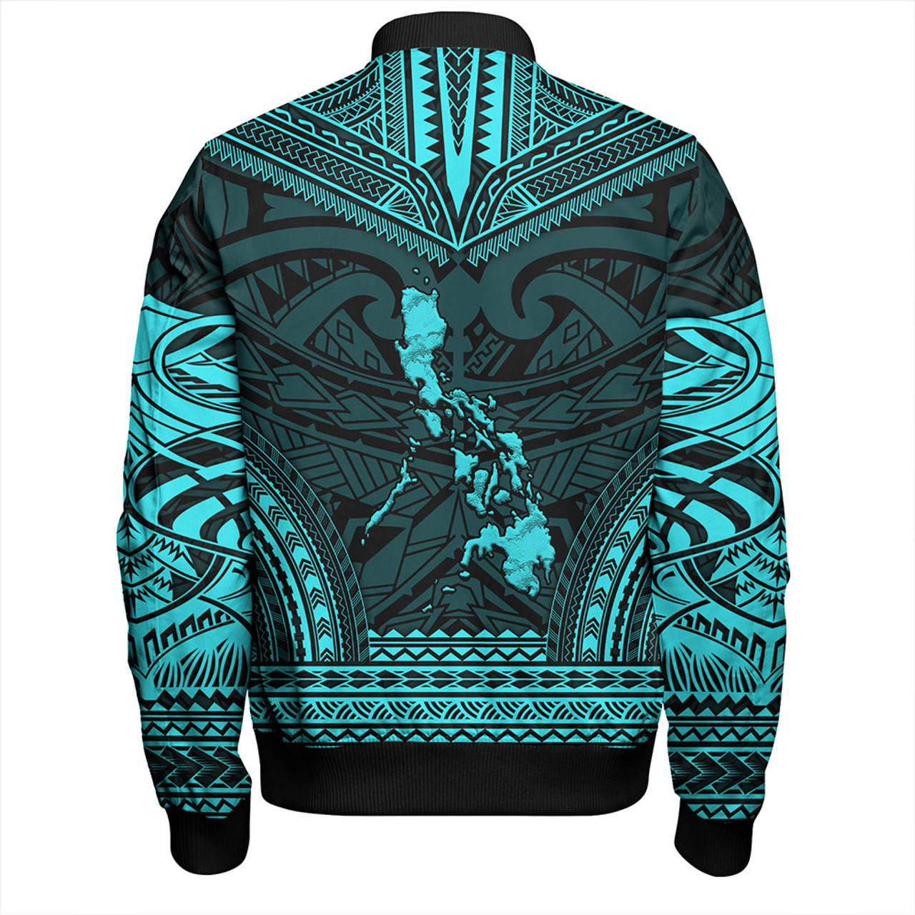 Philippines Bomber Jacket - Philippines Cheif Tattoo Patterns Style