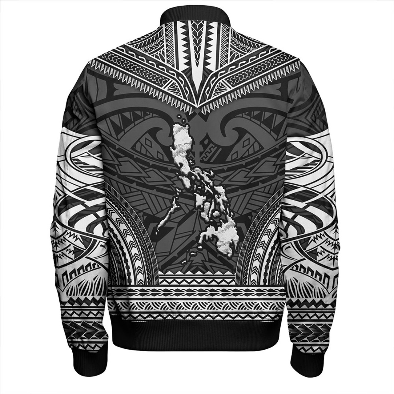 Philippines Bomber Jacket - Philippines Cheif Tattoo Patterns Style