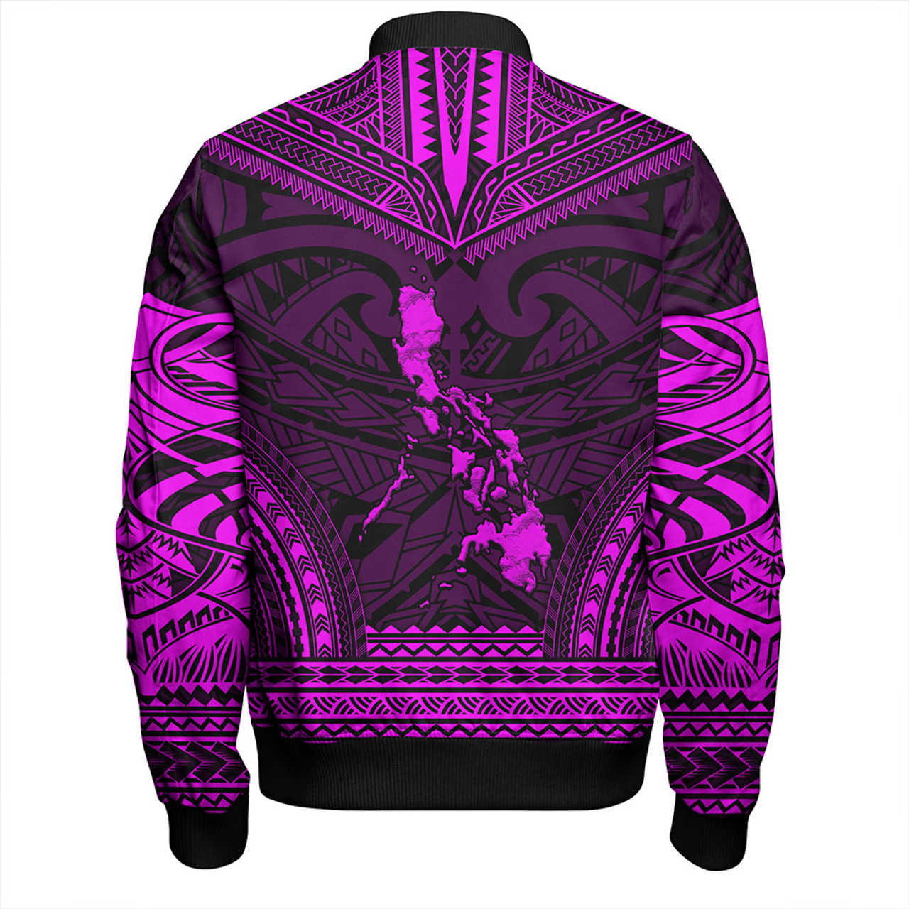 Philippines Bomber Jacket - Philippines Cheif Tattoo Patterns Style