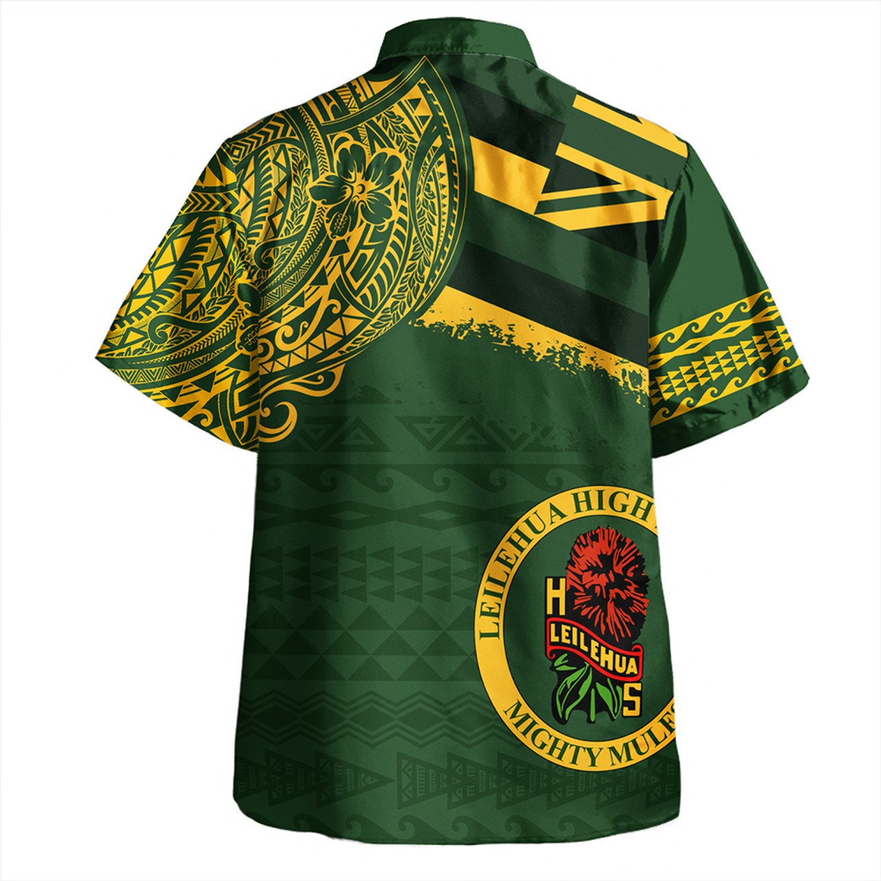 Hawaii Hawaiian Shirt Leilehua High School With Crest Style