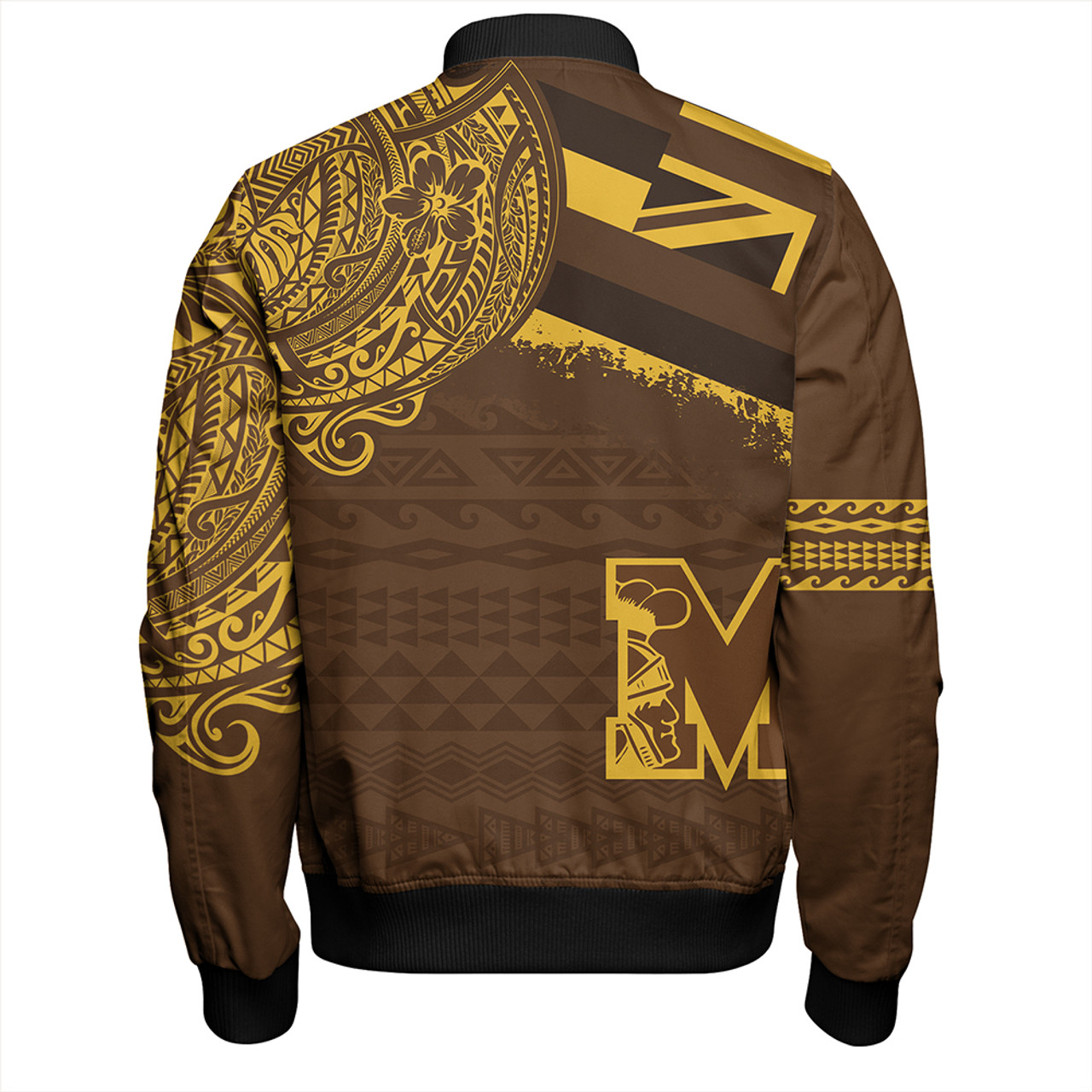 Hawaii Bomber Jacket Mililani High School With Crest Style