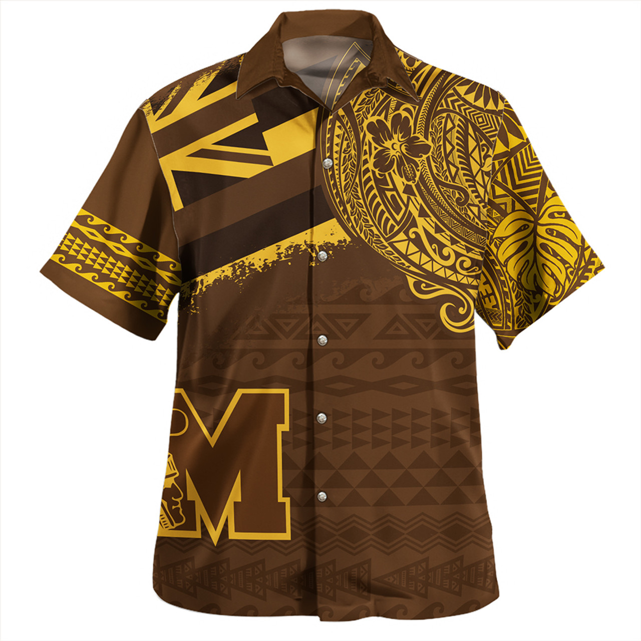 Hawaii Hawaiian Shirt Mililani High School With Crest Style