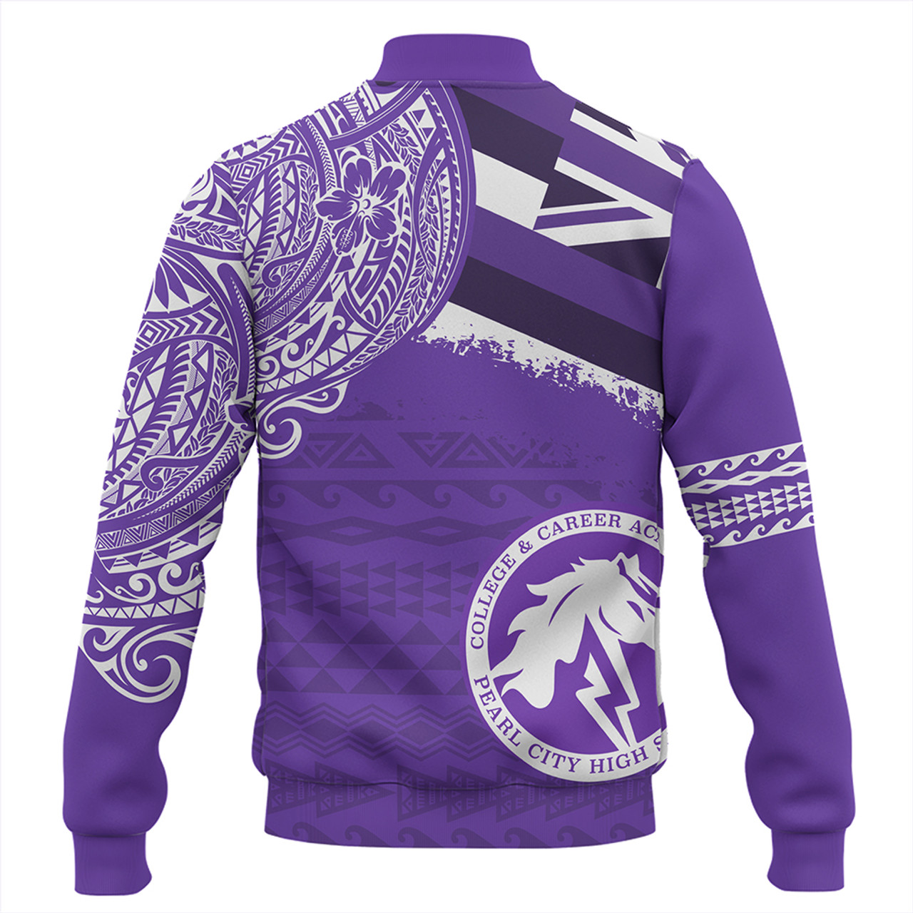 Hawaii Baseball Jacket Pearl City High School With Crest Style