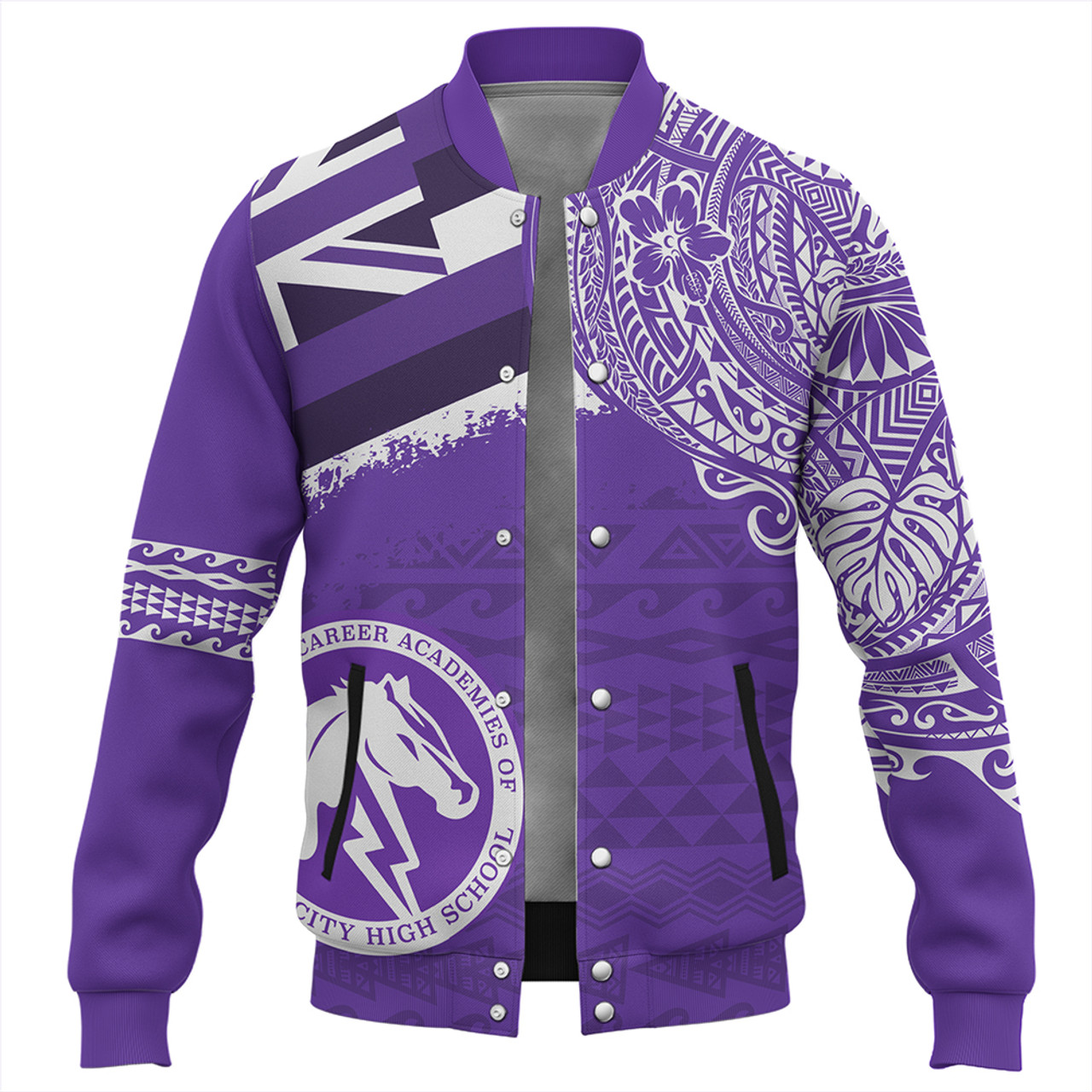 Hawaii Baseball Jacket Pearl City High School With Crest Style