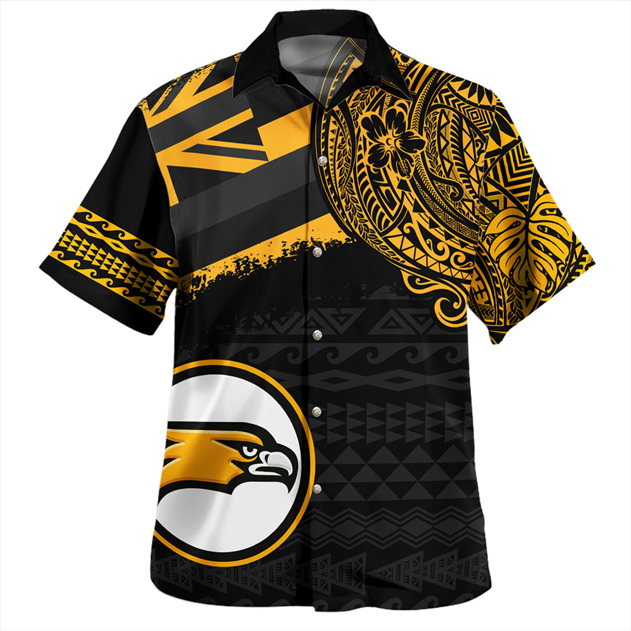 Hawaii Hawaiian Shirt Nanakuli High And Intermediate High School With Crest Style