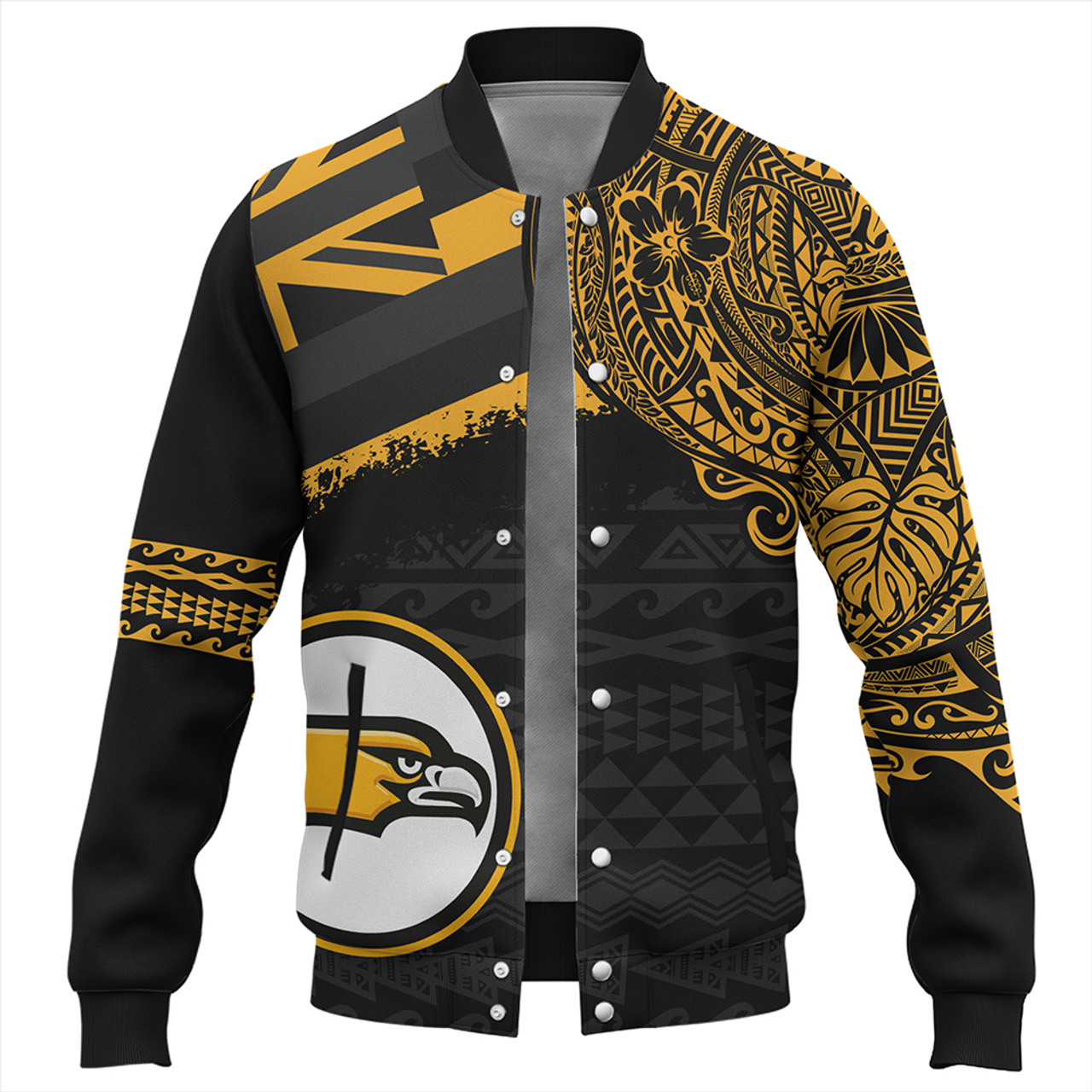 Hawaii Baseball Jacket Nanakuli High And Intermediate High School With Crest Style