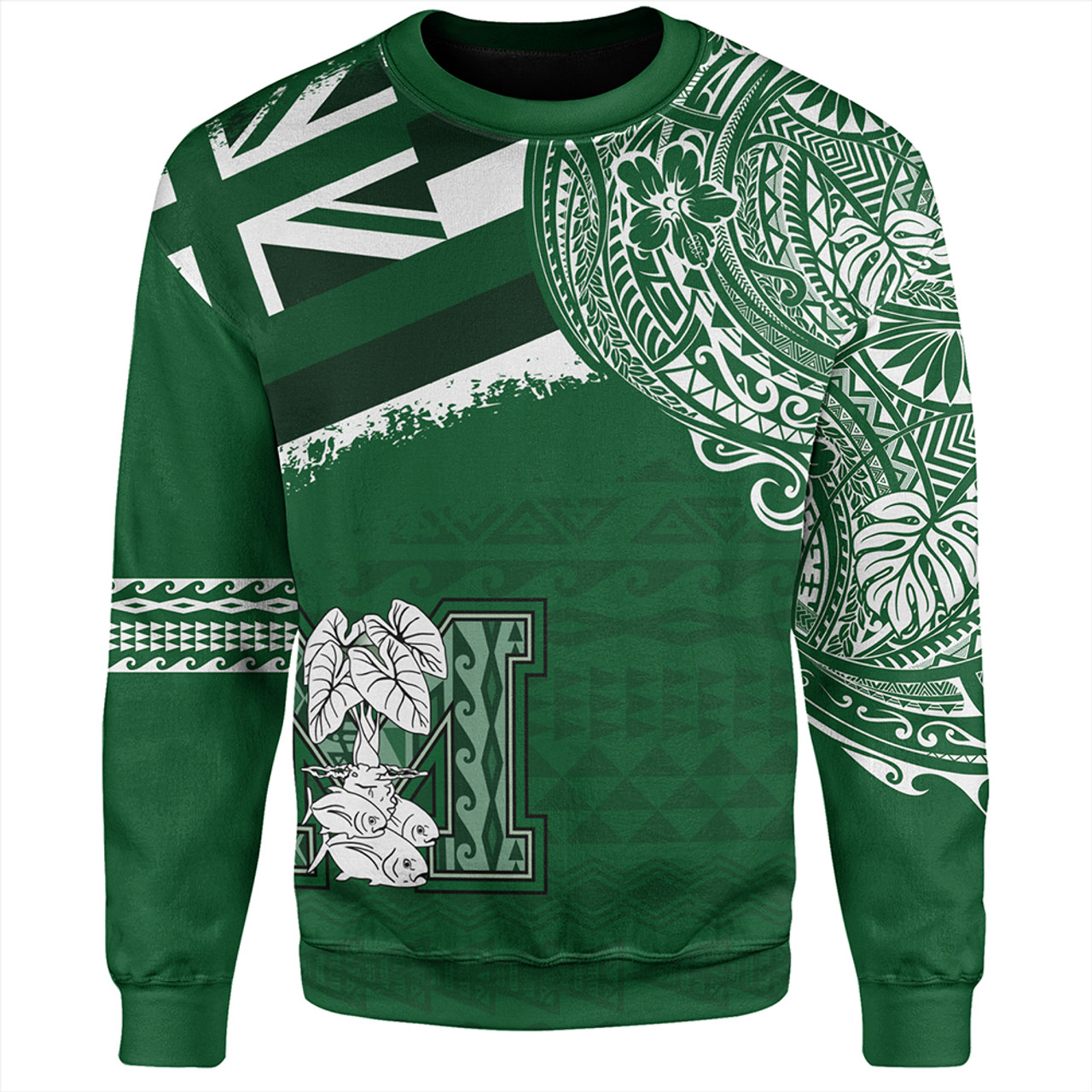 Hawaii Sweatshirt MolokaÊ»i High School With Crest Style