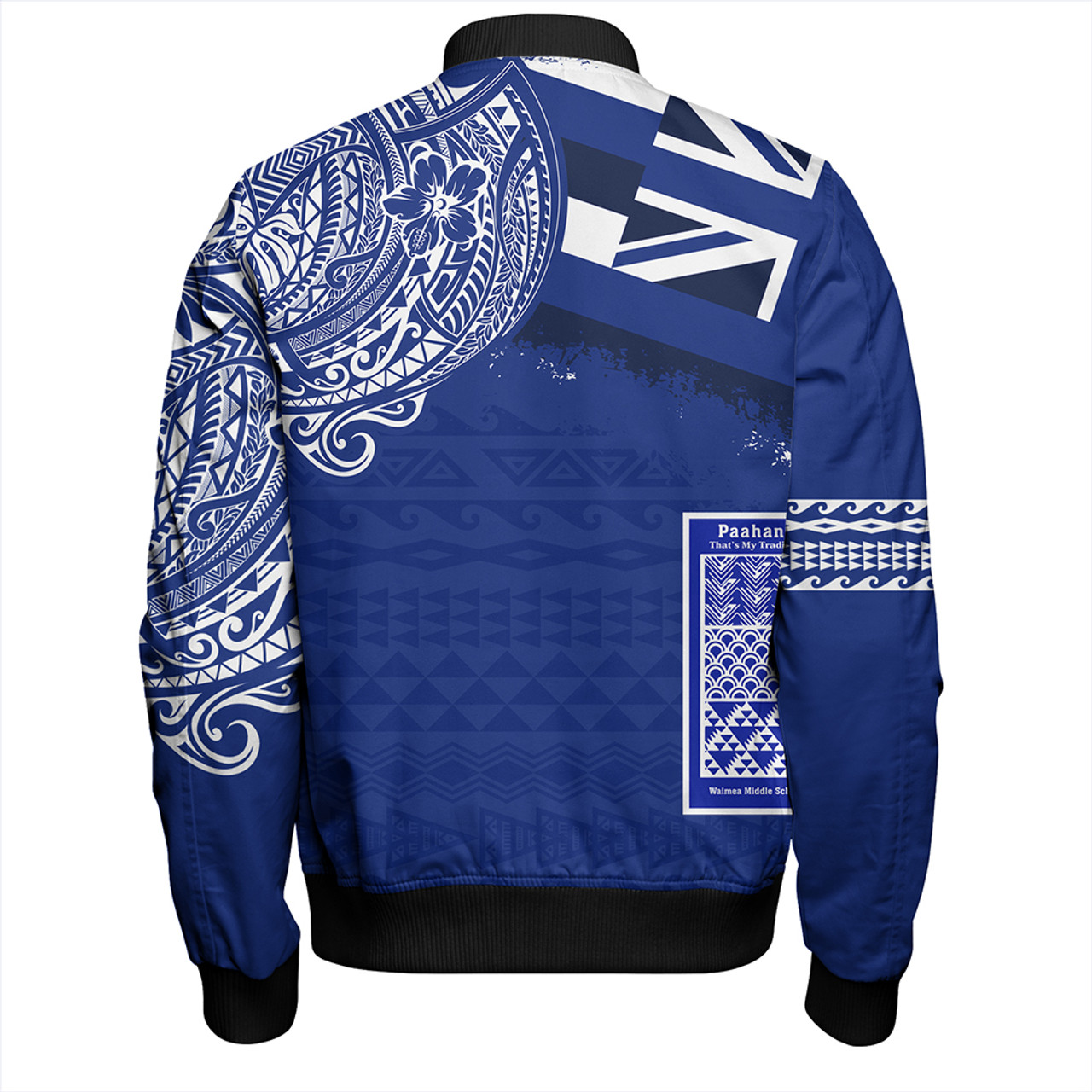 Hawaii Bomber Jacket Waimea Middle Public Conversion Charter School With Crest Style