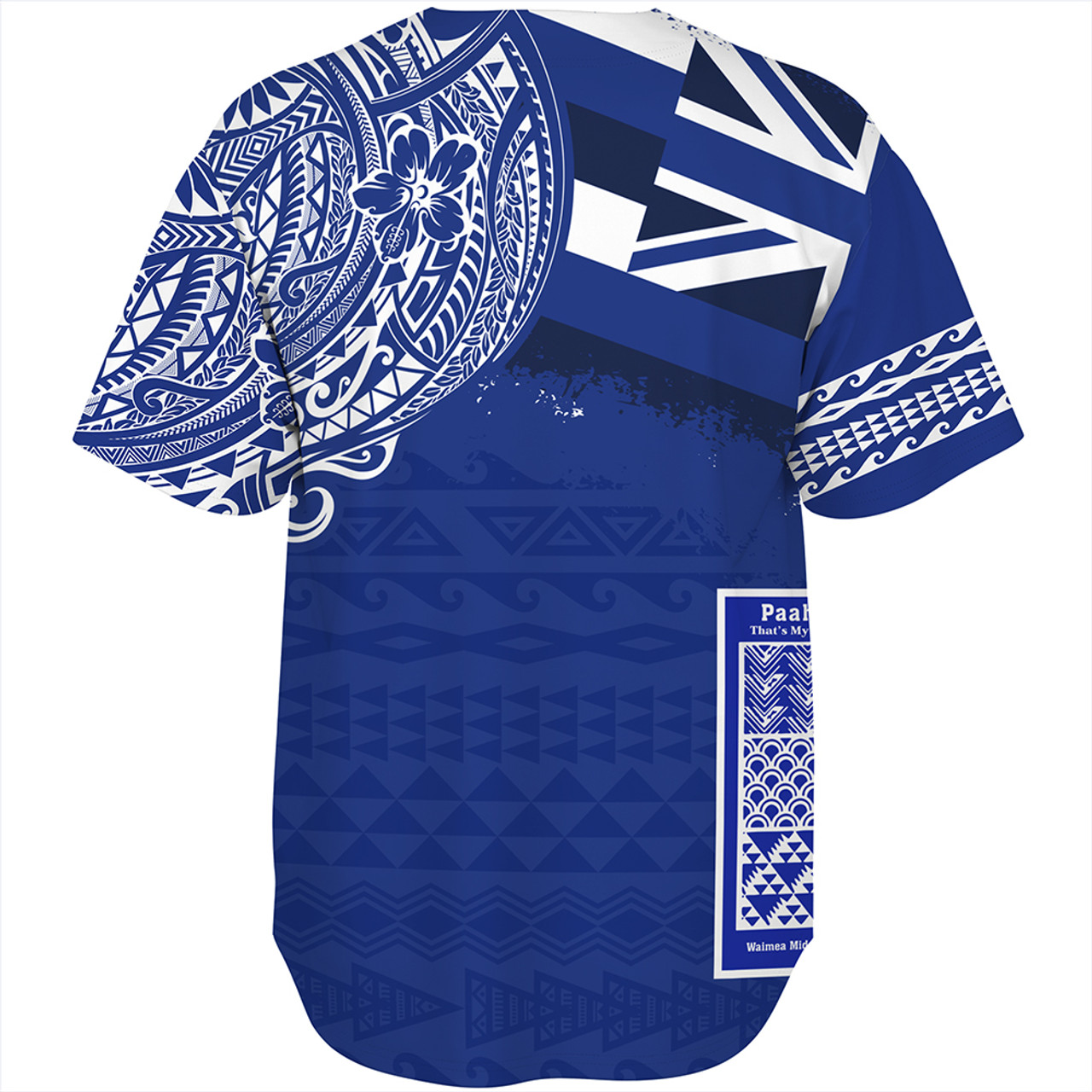 Hawaii Baseball Shirt Waimea Middle Public Conversion Charter School With Crest Style