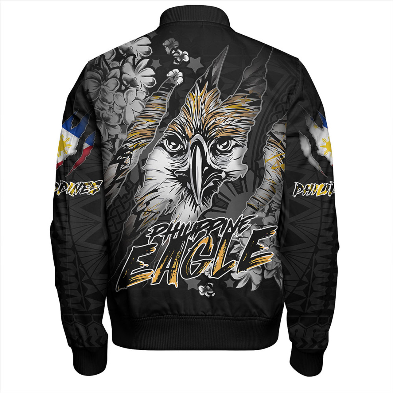 Philippines Custom Bomber Jacket Filipino Heritage Blood Inside Me