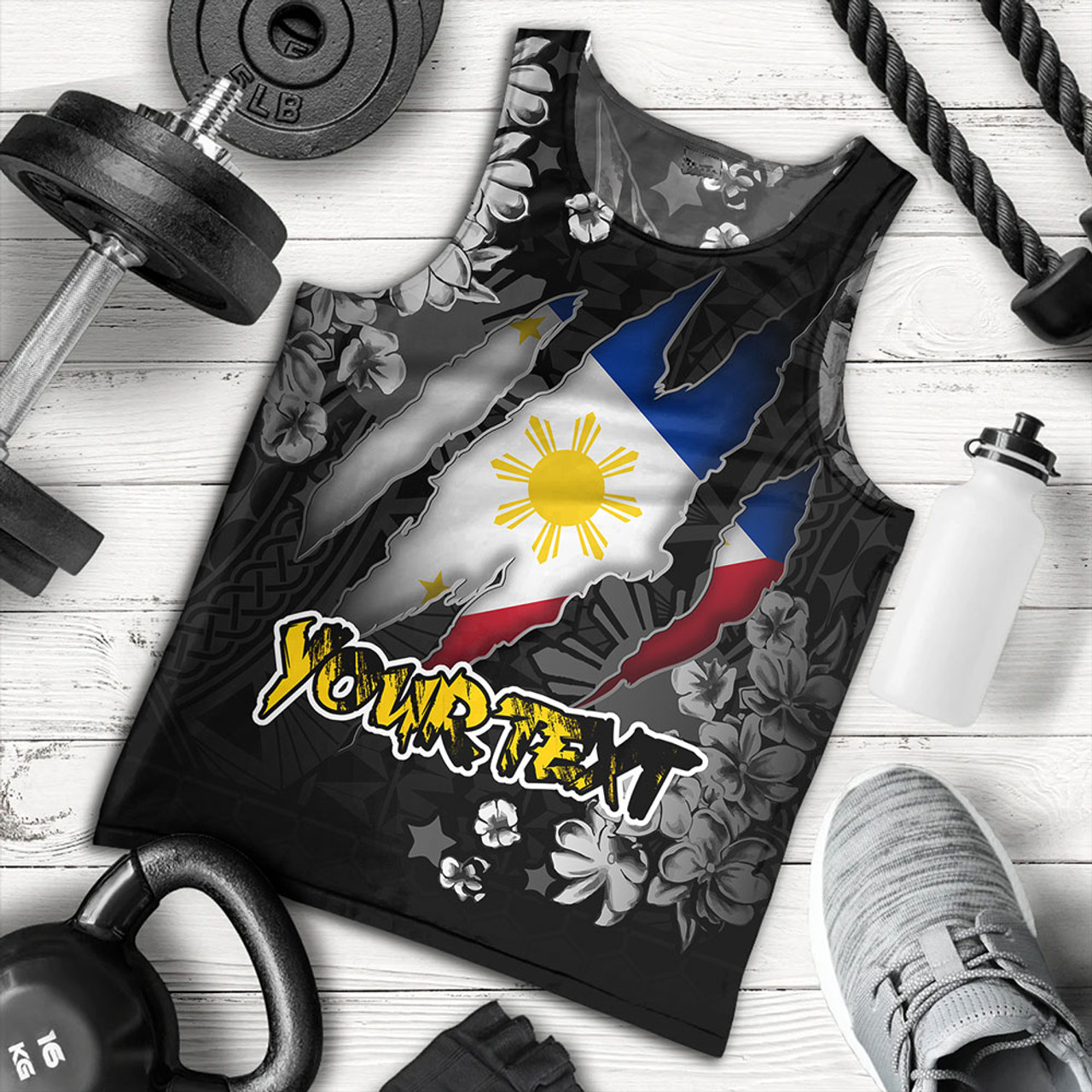 Philippines Custom Tank Top Filipino Heritage Blood Inside Me