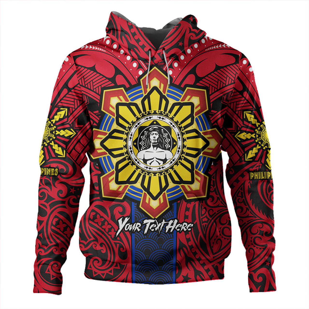 Philippines Hoodie The Story of Lapu-Lapu Pearl of the Orient Seas Tribal Pride