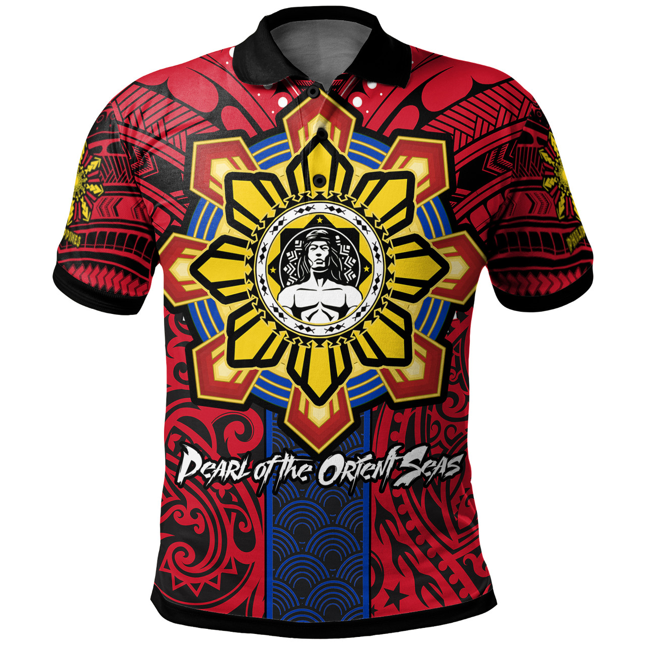 Philippines Polo Shirt The Story of Lapu-Lapu Pearl of the Orient Seas Tribal Pride