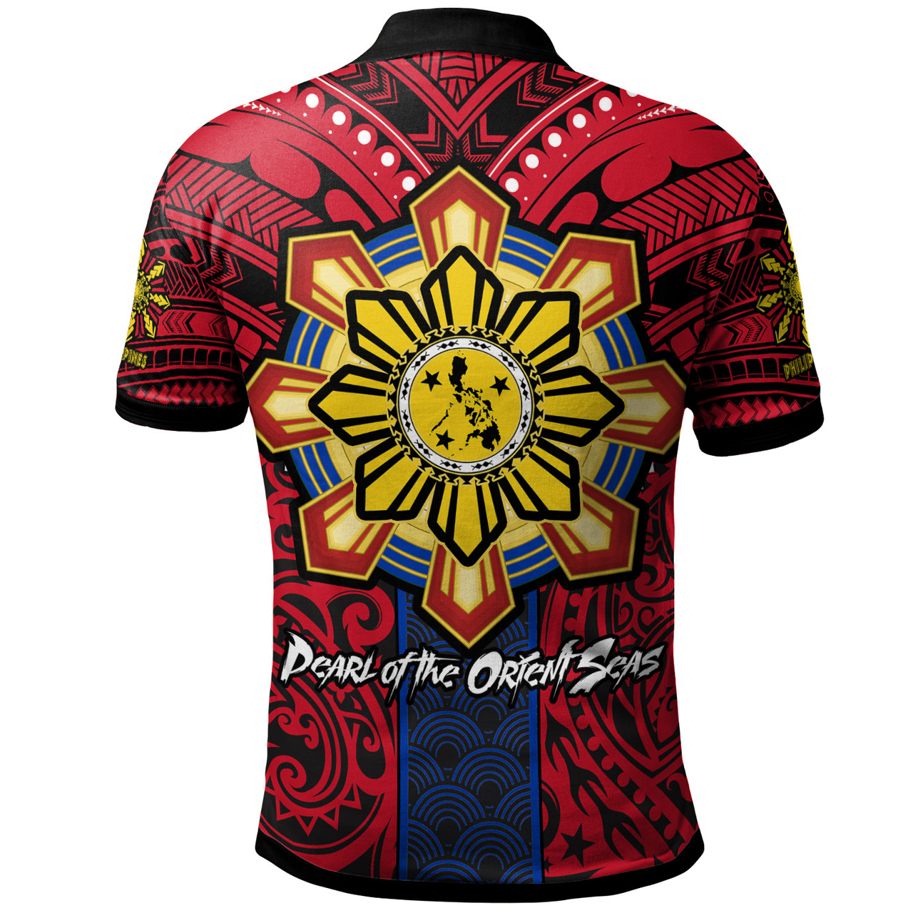 Philippines Polo Shirt The Story of Lapu-Lapu Pearl of the Orient Seas Tribal Pride