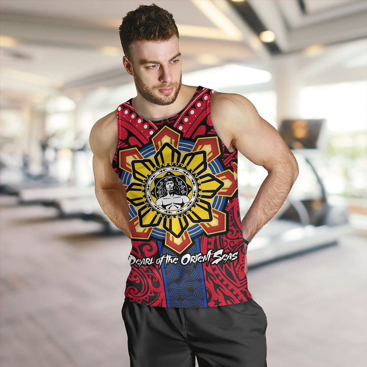 Philippines Tank Top The Story of Lapu-Lapu Pearl of the Orient Seas Tribal Pride