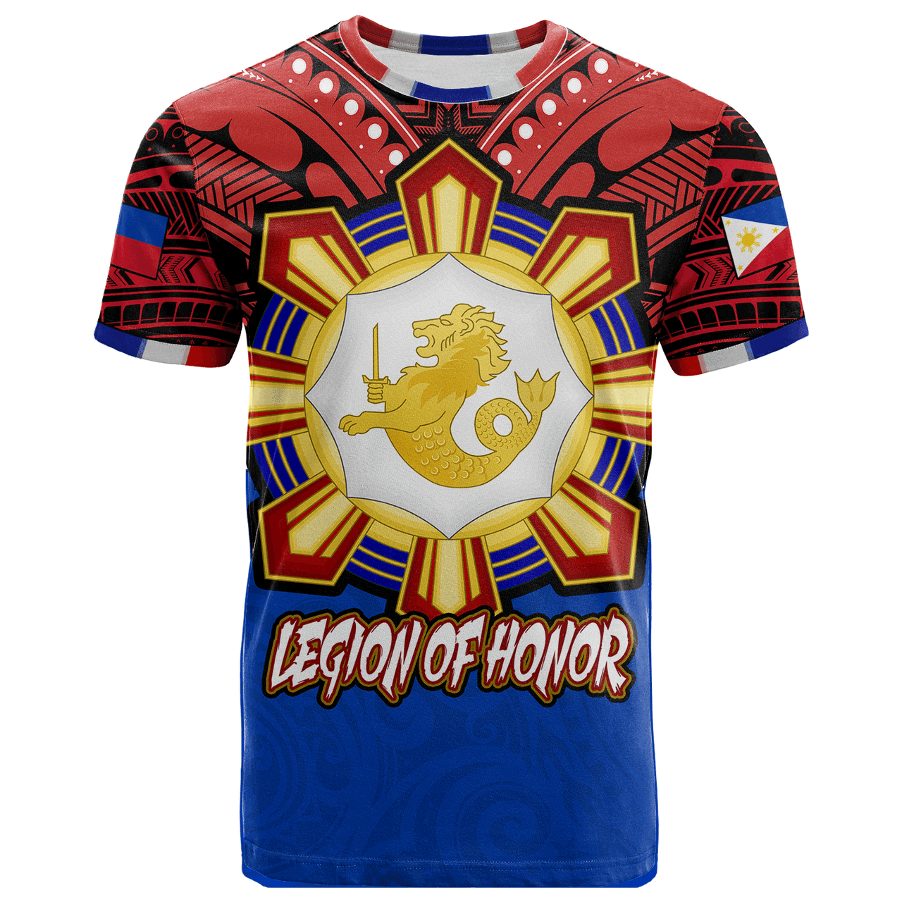 Philippines T-shirt - Custom Philippine Legion of Honor Tribal Style