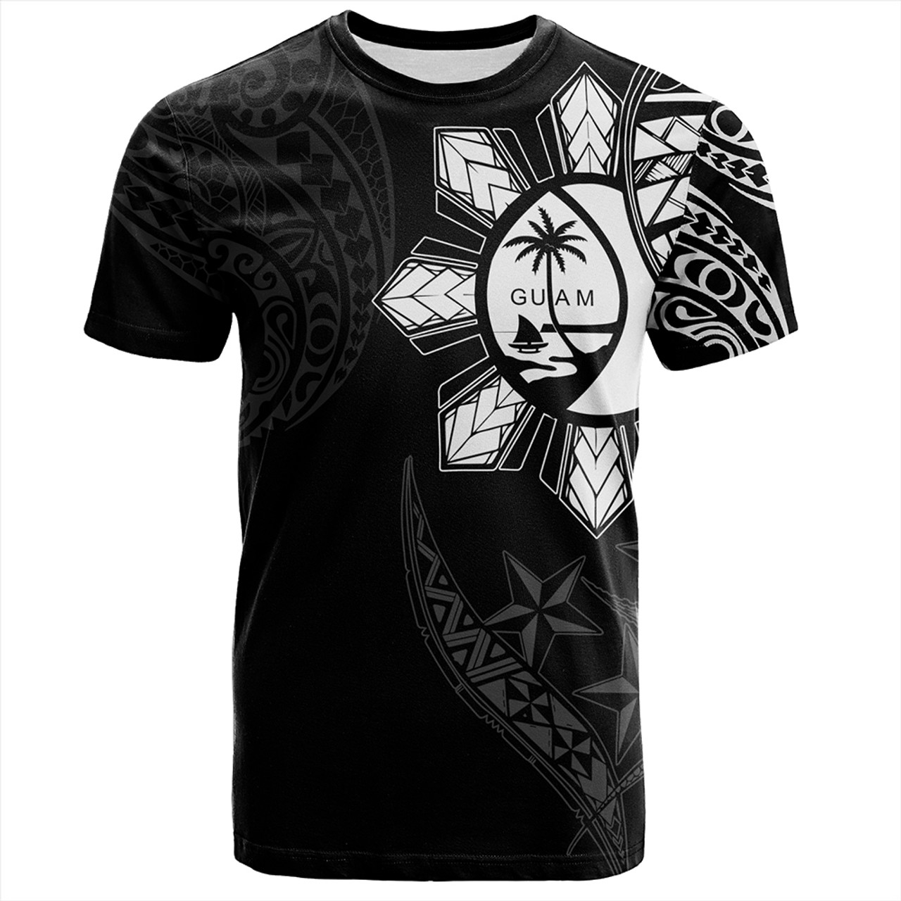 Philippines T-Shirt With Guam Seal Tribal Sun In My Heart