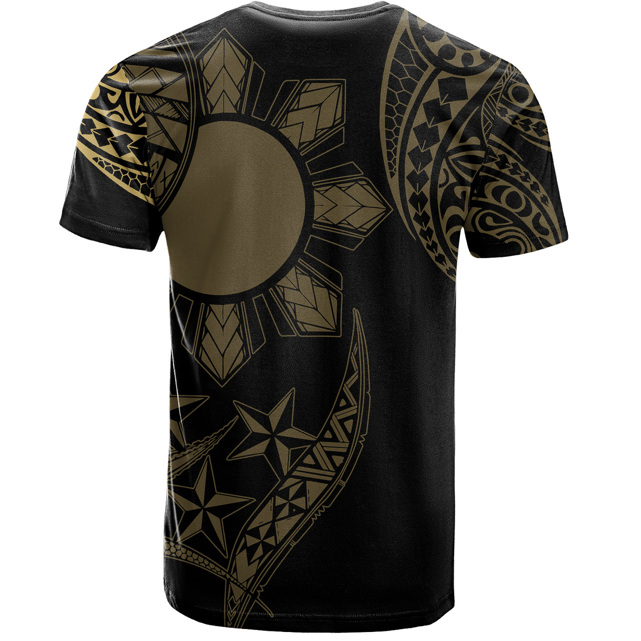 Philippines T-Shirt Tribal Sun In My Heart Gold
