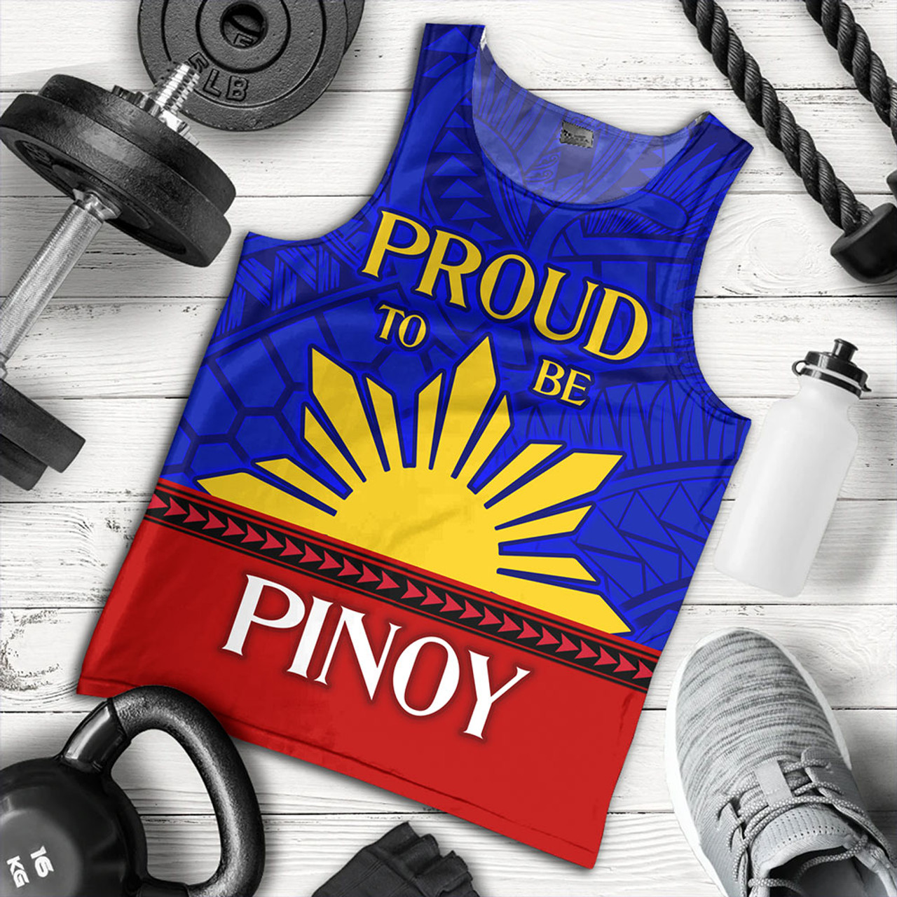 Philippines Tank Top - Proud To Be Pinoy