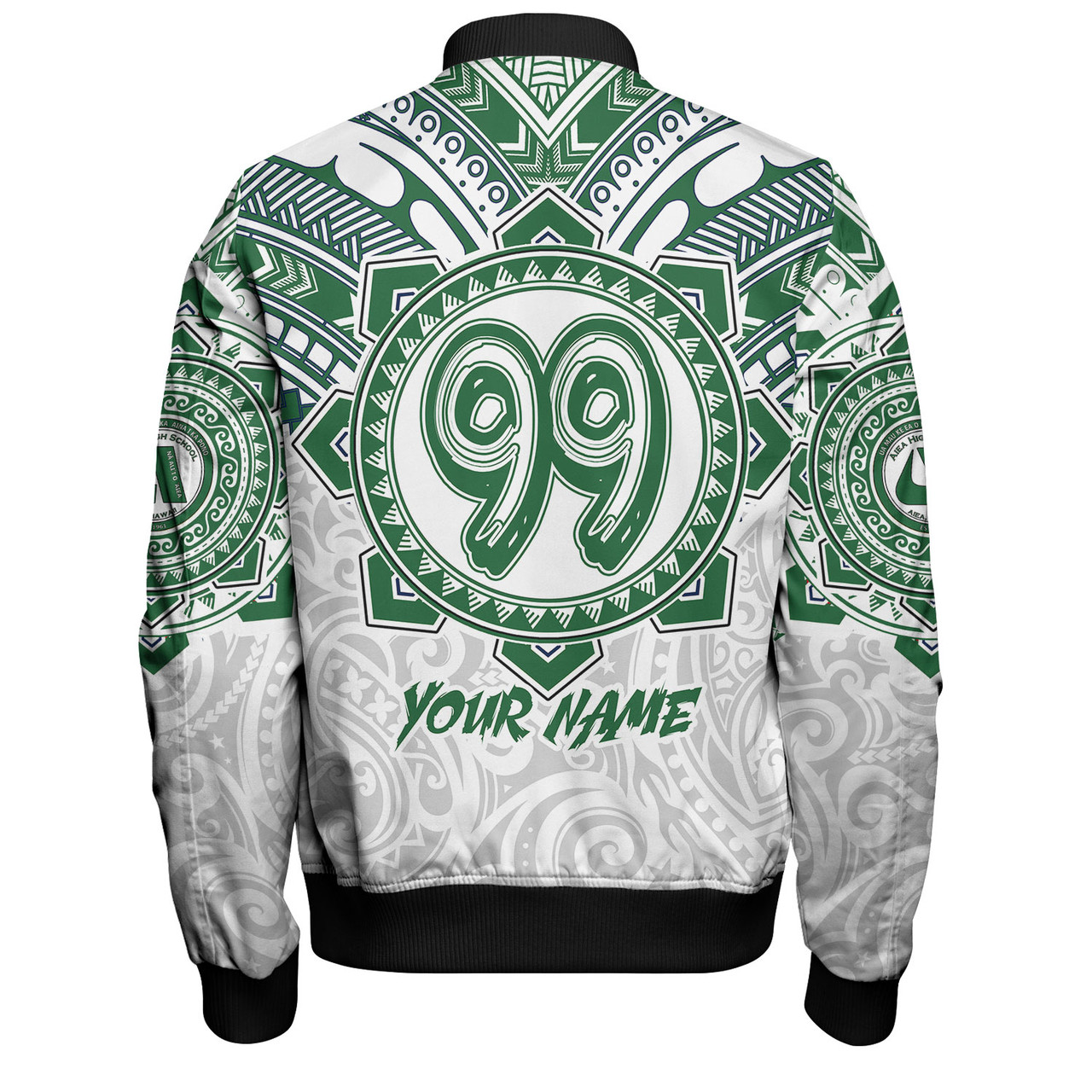 Hawaii Bomber Jacket Custom Aiea High School Home Of The Na Ali'i Tribal Style